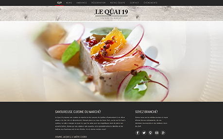 Restaurant Le Quai 19 - Cuisine du marché