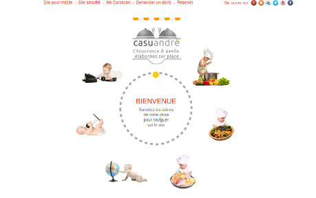 Paella élaborée sur place