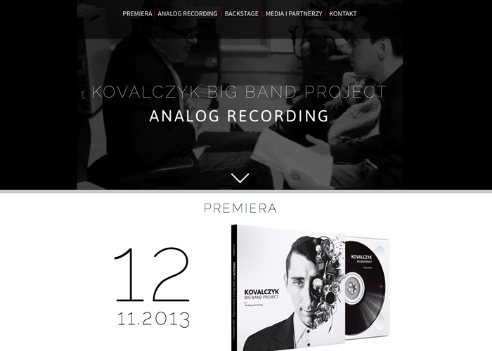KOVALCZYK BIG BAND PROJECT ANALOG RECORDING