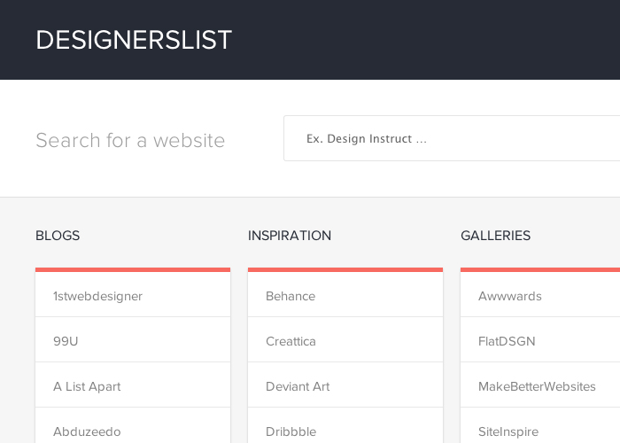 Designerslist