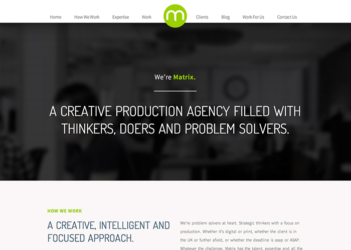 Matrix - A Creative Production Agency
