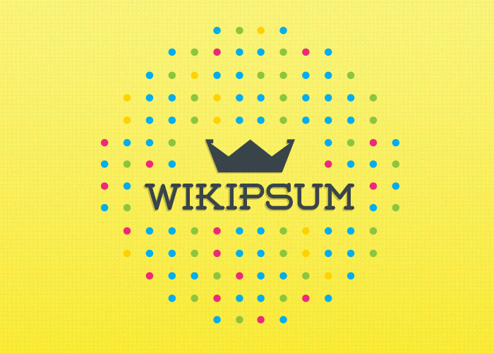 Wikipsum - Ipsum that makes sense