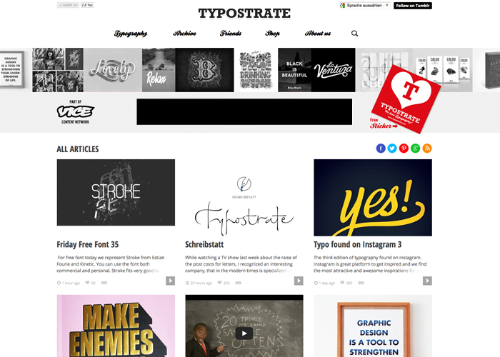 Typostrate