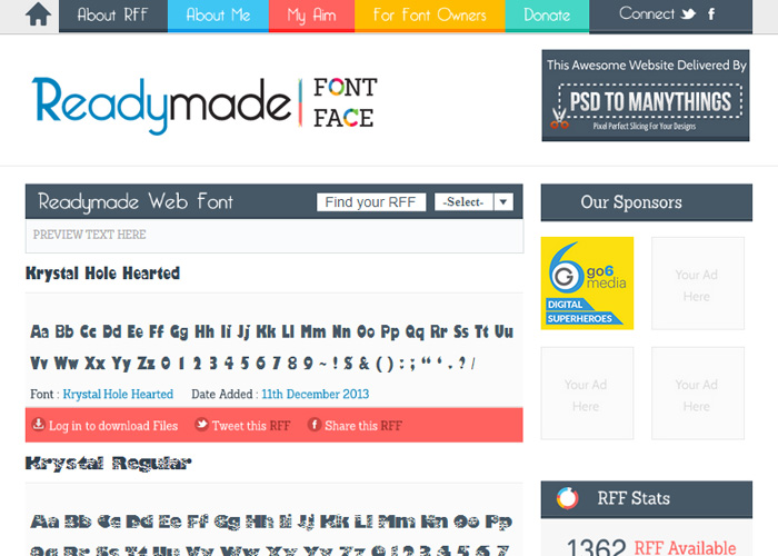 Readymade Font Face