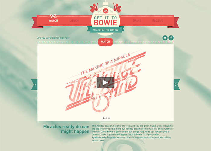Get it to Bowie
