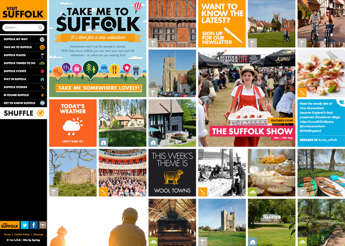 Suffolk's bold new tourism site