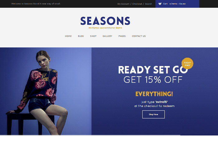 Seasons - WordPress WooCommerce Theme