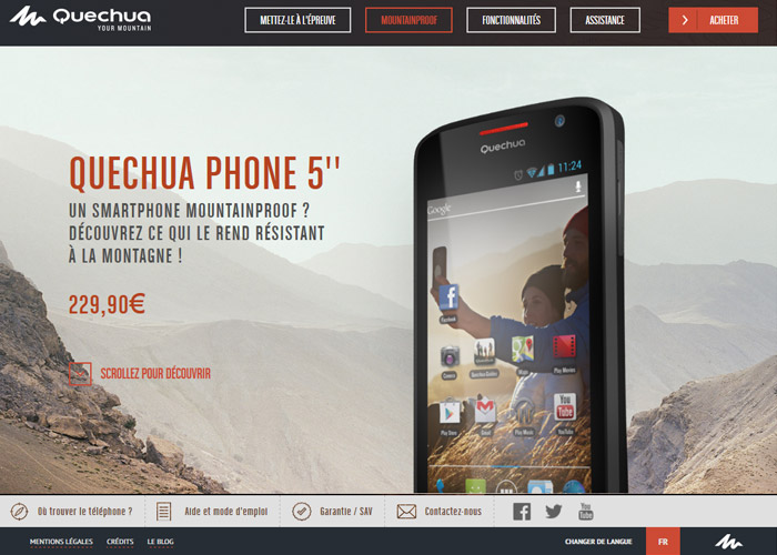 QUECHUA PHONE 5''