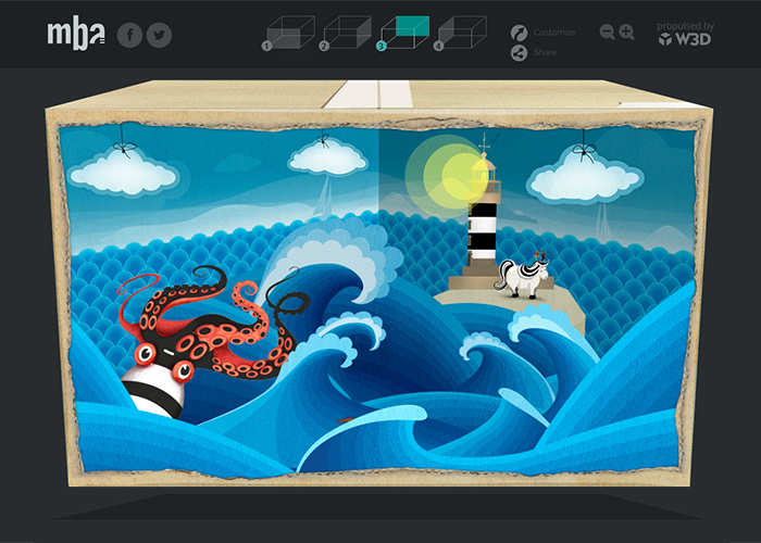3D Greetings box 2014