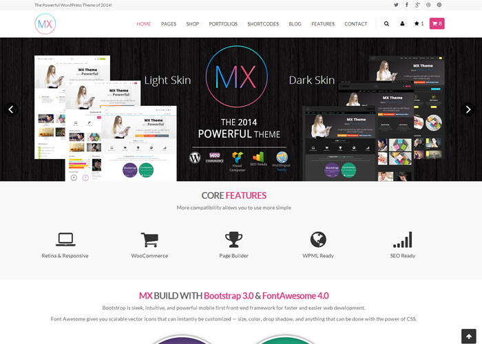 MX - Responsive Multi-Purpose WordPress Theme