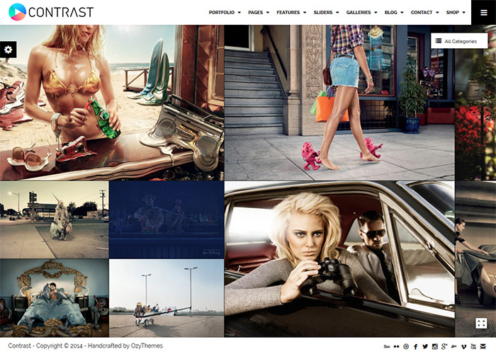 CONTRAST - Elite Photography & Portfolio WP Theme