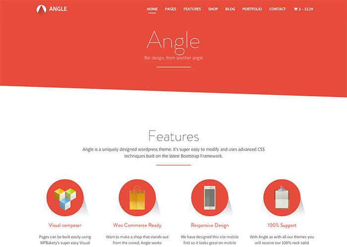 Angle - Flat Responsive Bootstrap MultiPurpose Theme