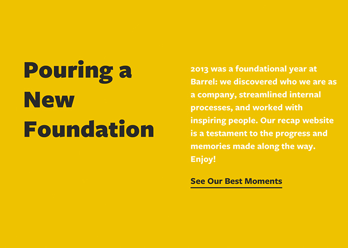 Barrel Recap 2013