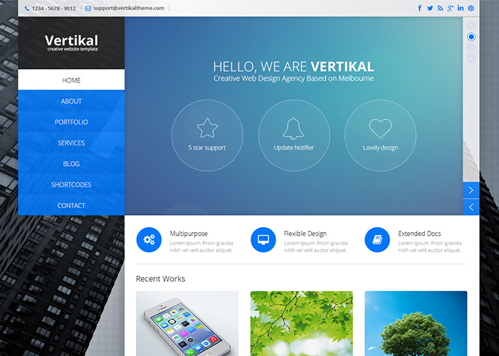 Vertikal WordPress Theme