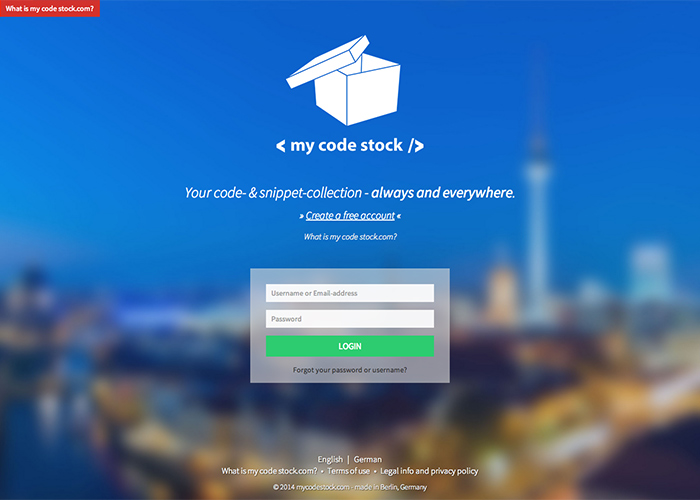 my code stock.com