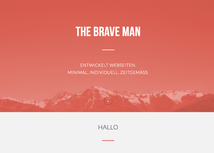 The Brave Man