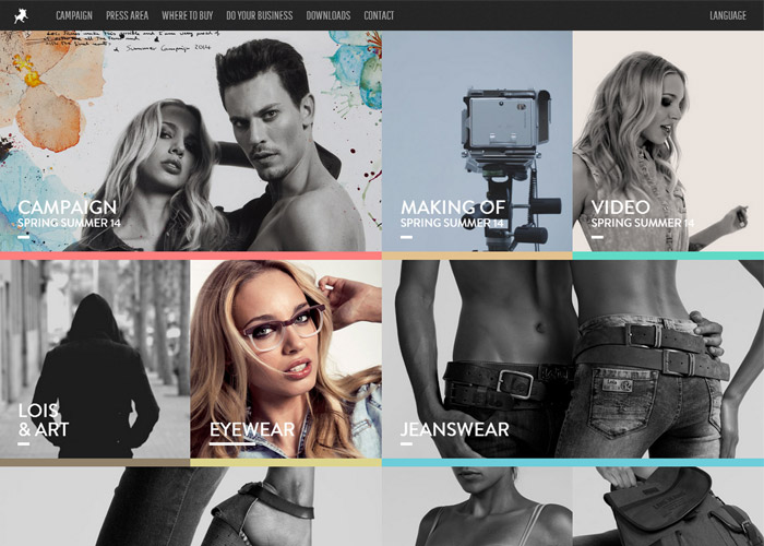 Lois Jeans Official website