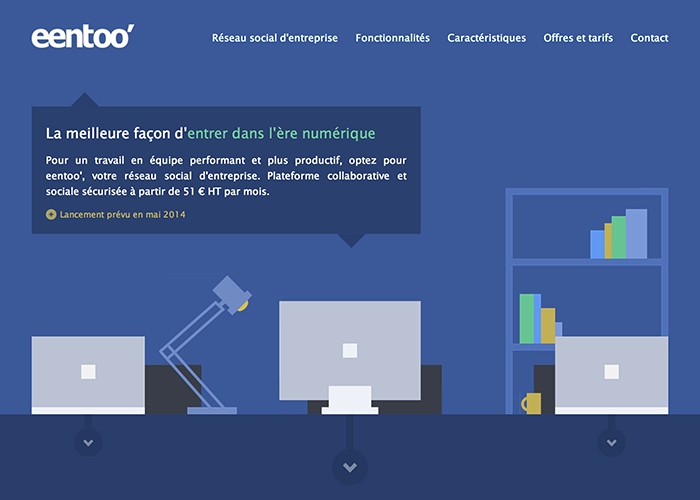 Réseau social d'entreprise eentoo'
