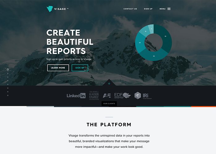 Visage - Beautiful, Branded Reports