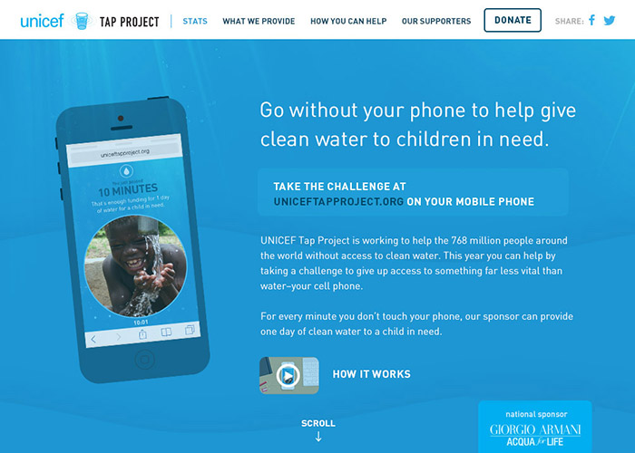 UNICEF TAP PROJECT 2014