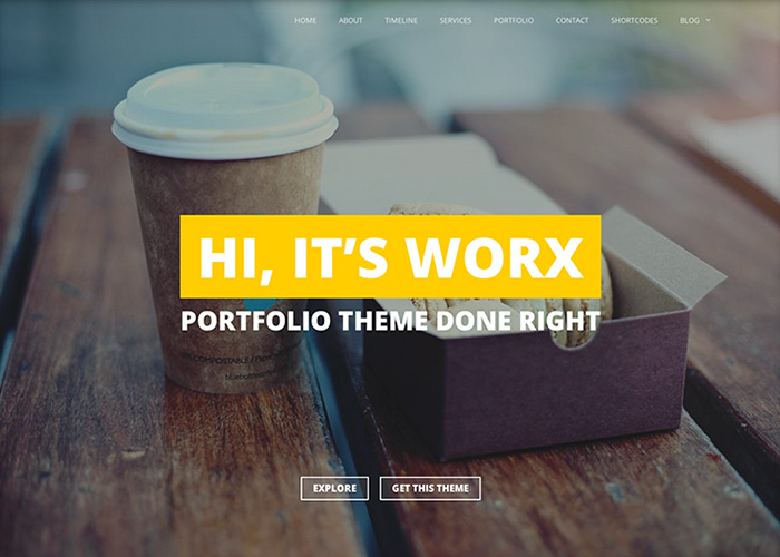 Worx - Portfolio Theme