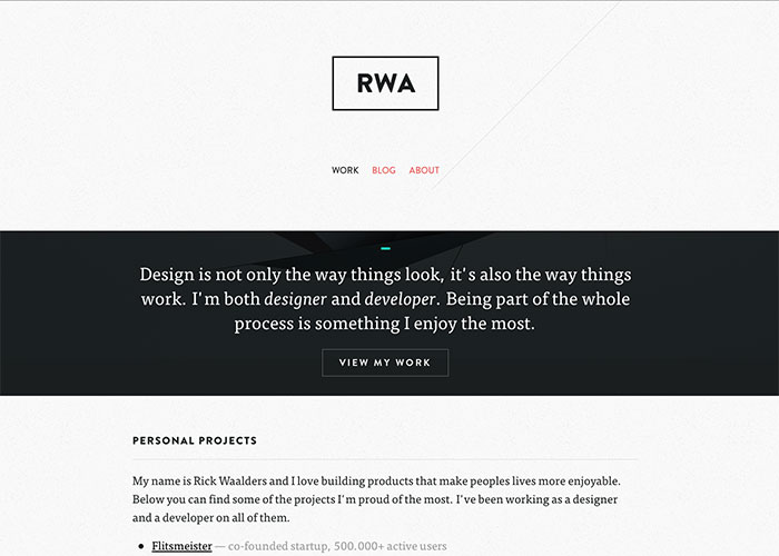 Portfolio of Rick Waalders