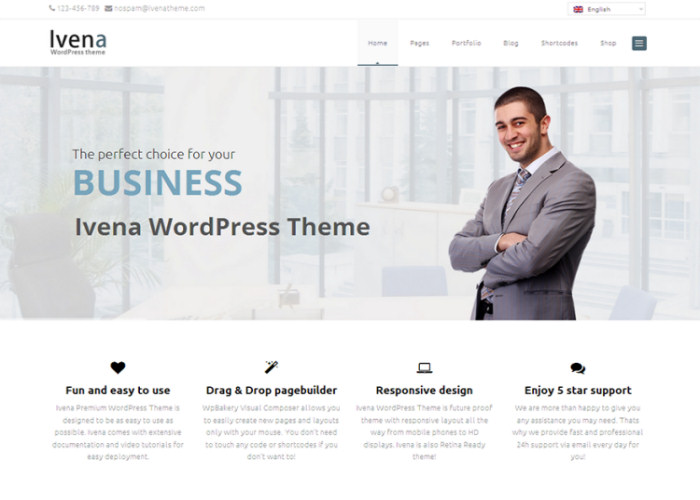 Ivena Multipurpose WordPress Theme