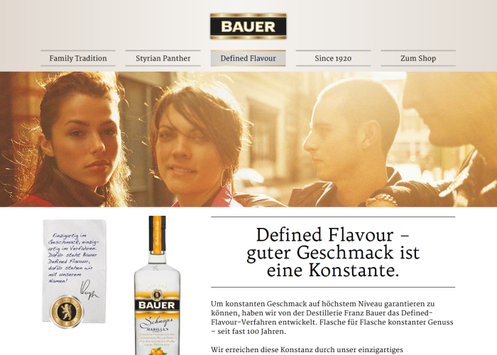 Bauer Distillery - Defined Flavour