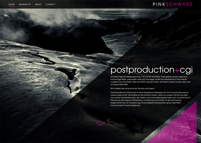 pinkschwarz - postproduction + cgi