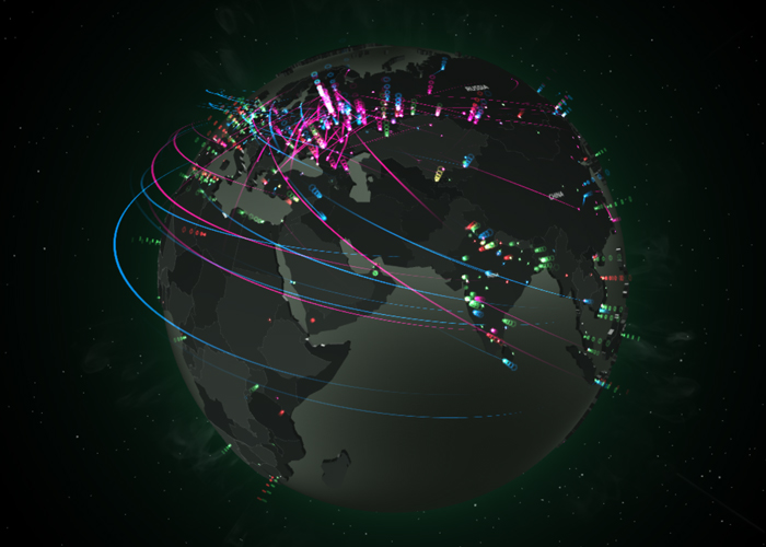 Cyberthreat Real-Time Map