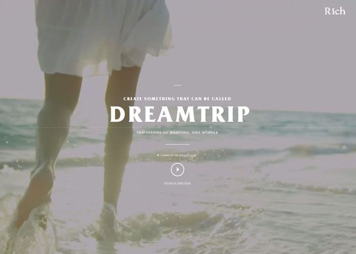 Dreamtrip. Thousands of wanting, one winner