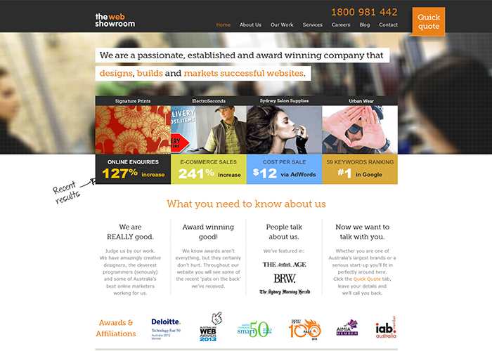 The Web Showroom