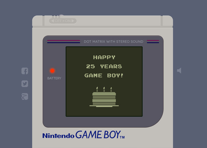 Happy Birthday Game Boy