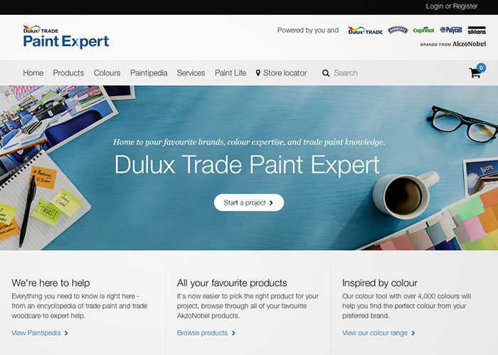 Dulux Trade Paint Expert Platform