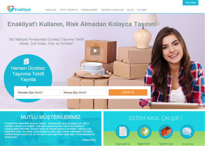 Enakliyat Evden Eve Nakliyat
