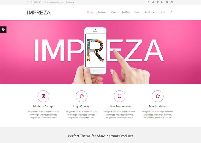 Impreza - Retina Responsive WordPress Theme