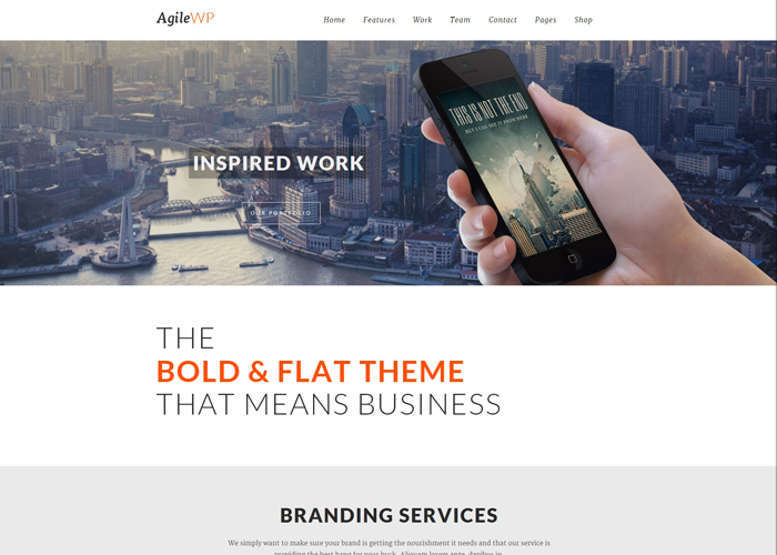 Agile - Multi-Purpose App Showcase WordPress Theme