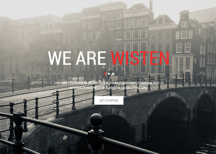 Wisten One Page Parallax Theme
