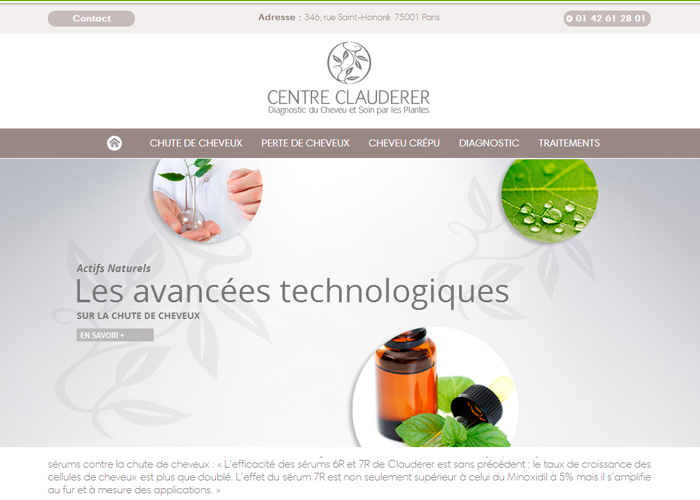 Centre Clauderer - Chute de Cheveux