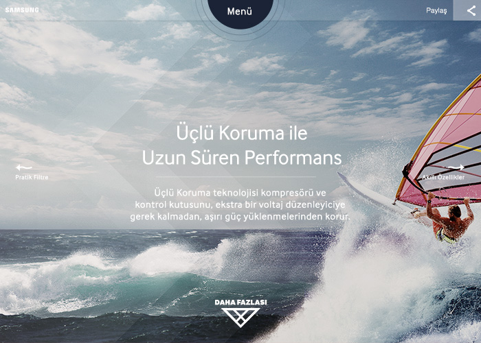 Samsung The Triangle - Adaptive Microsite