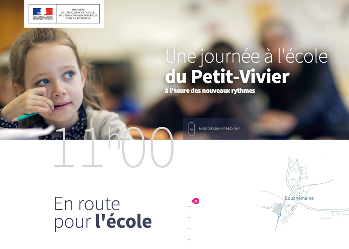 Une journée à l'école du Petit-Vivier