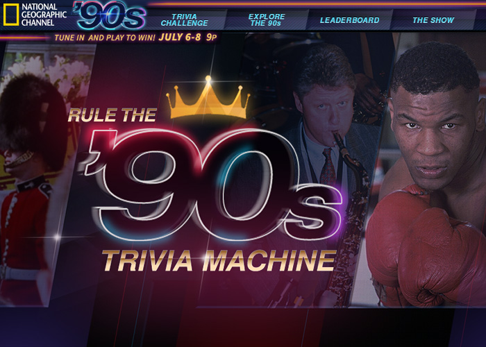Rule the '90s Trivia Machine