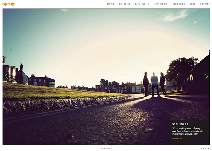 Spring's lovely new site