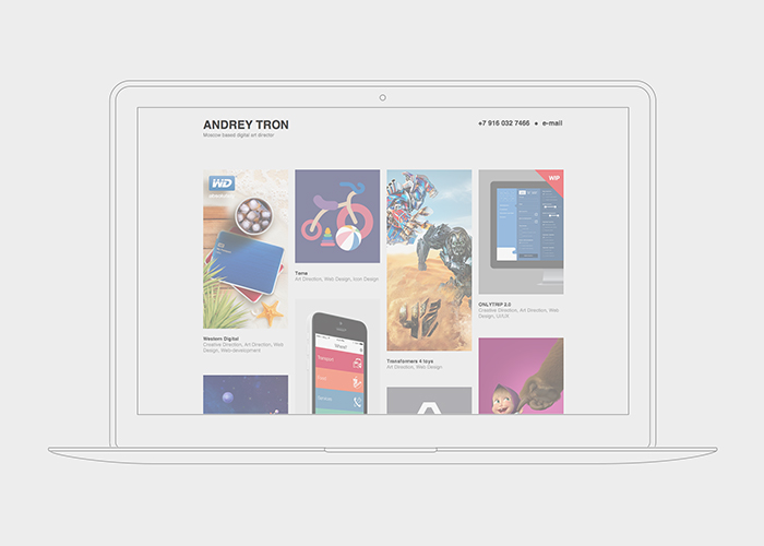 Andrey Tron portfolio