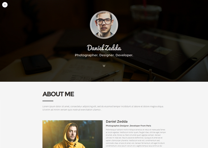 ME- Multipurpose Resume Portfolio Wordpress Theme