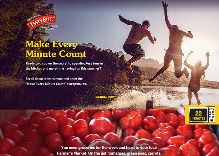 Tasty Bite "Make Every Minute Count"