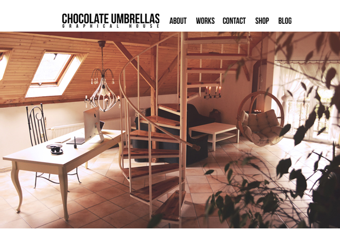 Chocolate Umbrellas Graphical House