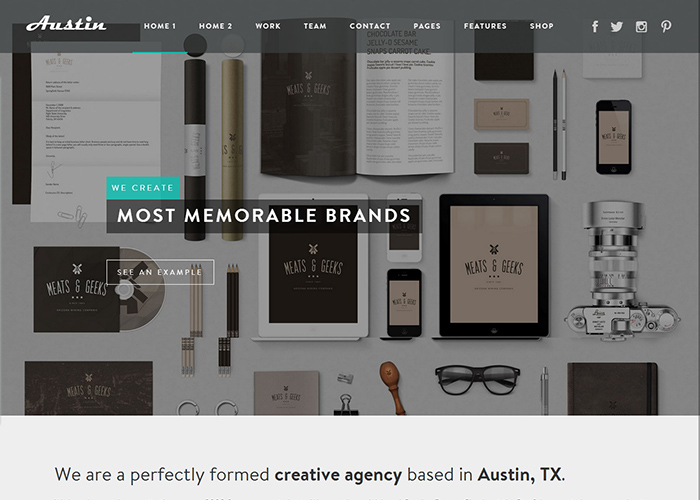 Austin - Design Agency WP Theme