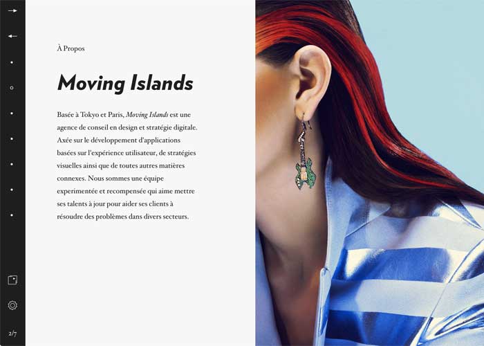 Moving Islands