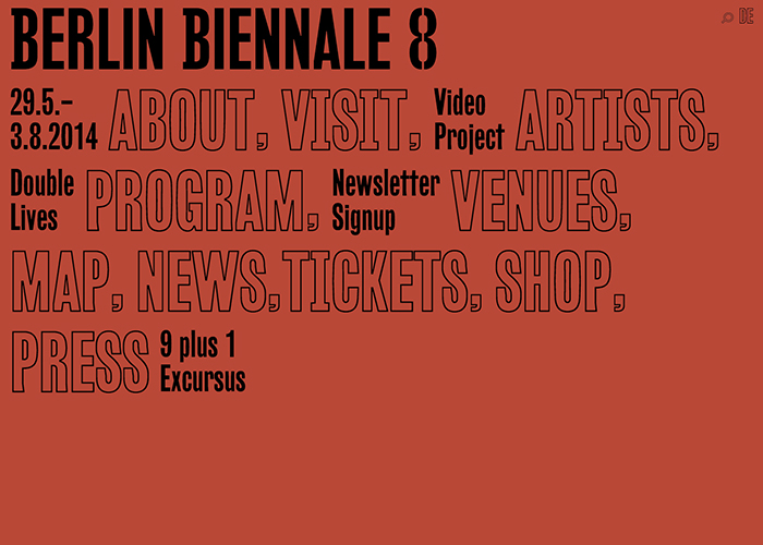 8th Berlin Biennale for Contemporary Art